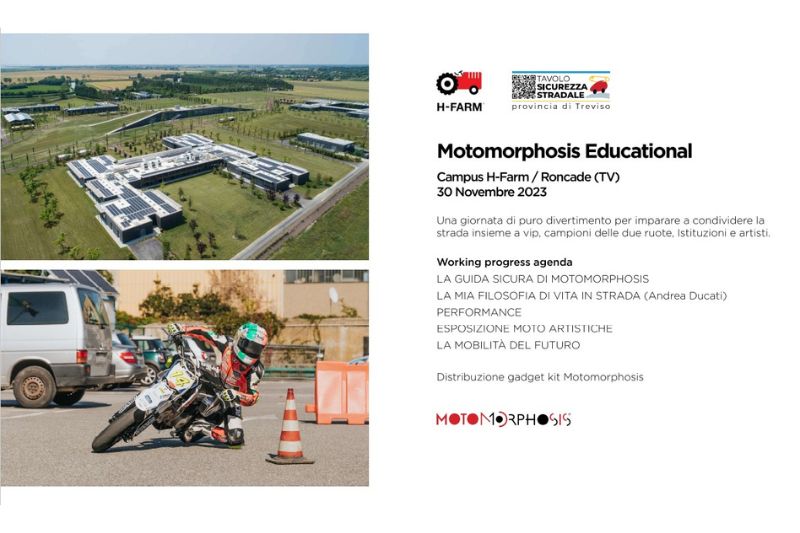 Roncade, a novembre il Campus "Motomorphosis Educational"