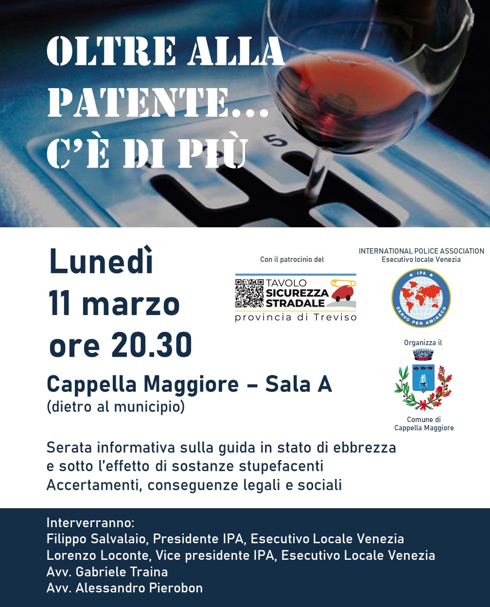 Serata Guida stato di ebbrezza 2024